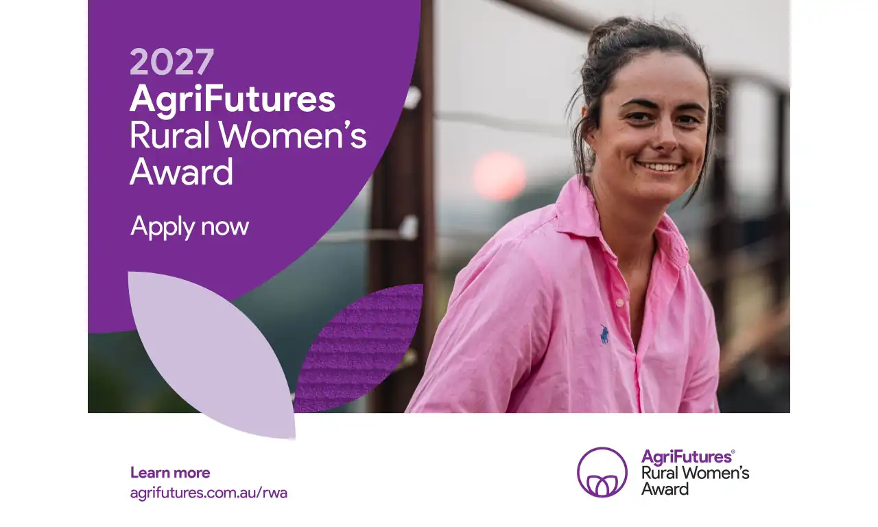 Territory women encouraged to apply for 2027 AgriFutures Rural Women's Award