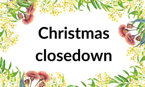 Christmas closedown