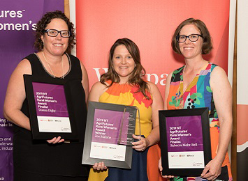 Zoe Malone, Donna Digby and Rebecca Mohr-Bell