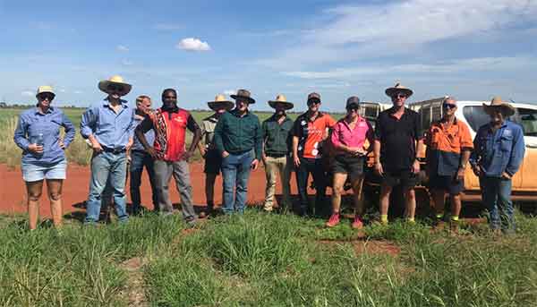 Attendees at Girija field day