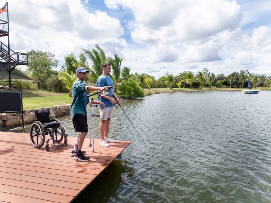 Fishing at Barramundi Adventures Darwin 